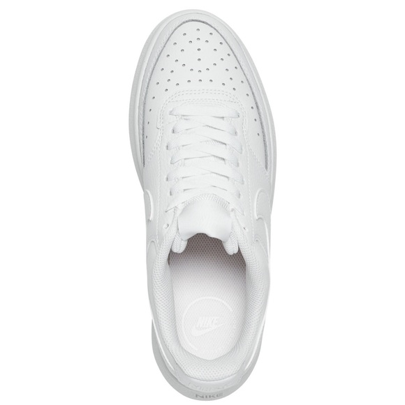 Nike Women's Court Vision Alta Leather Platform Casual Sneakers (6.5; White) - Picture 4 of 11